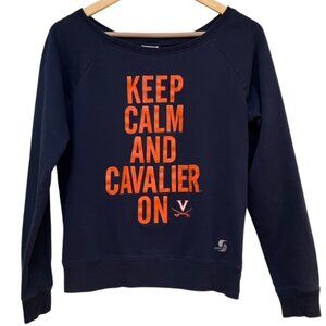 UVA Navy blue Keep Calm and Cavalier on sweatshirt, Junior M